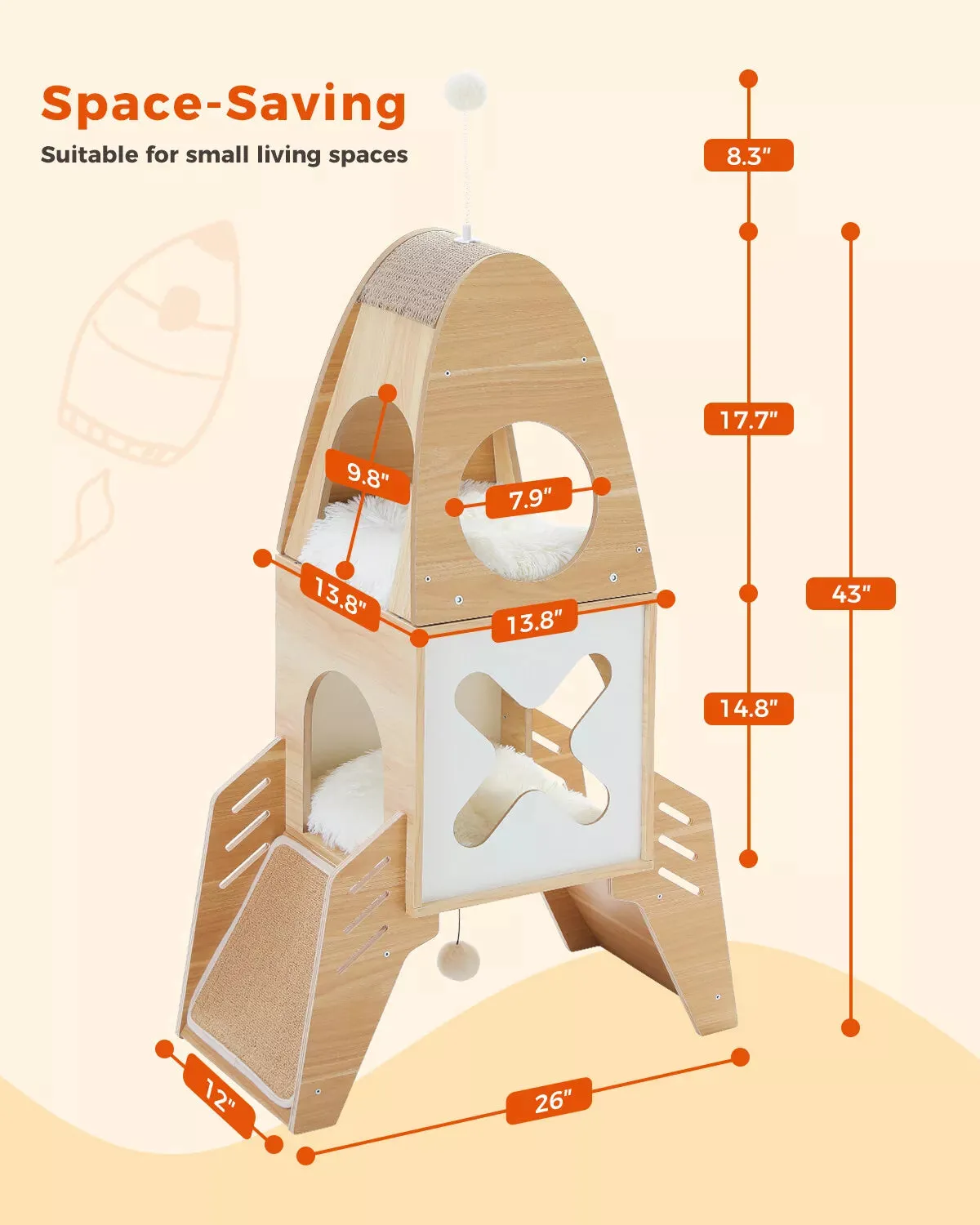 110cm Cat Tree/ Cat Tower
