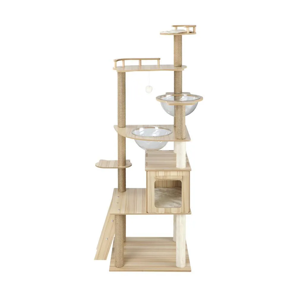 174cm Cat Tree/Cat Tower with Cat Scratching Post and Cat Condo