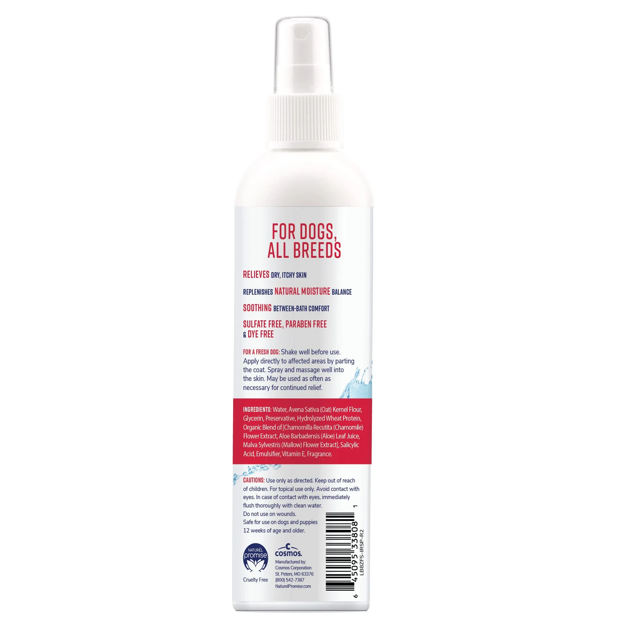 20% OFF: Naturél Promise Fresh & Soothing Oatmeal Itch Relief Medicated Spray For Dogs & Cats