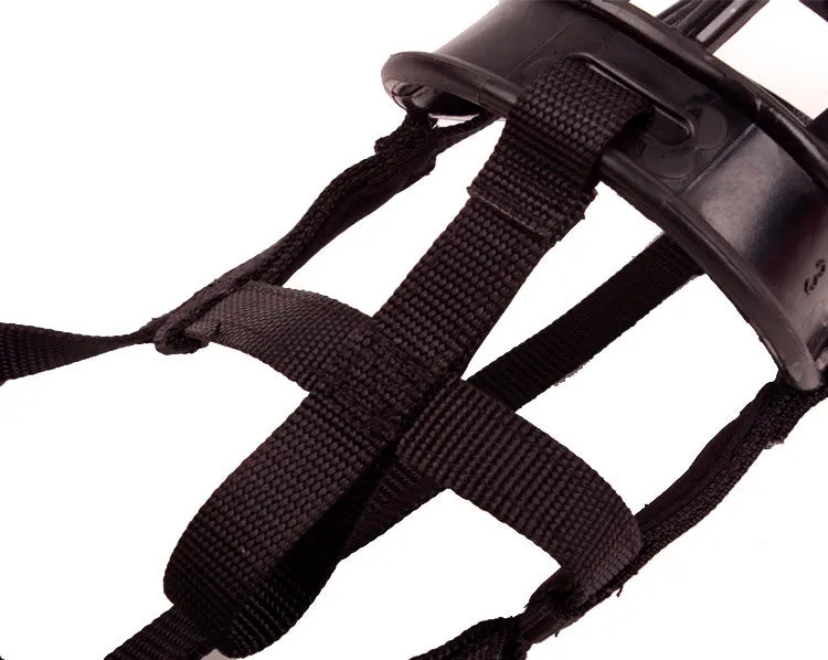 Adjustable Dog Soft Plastic Muzzle-XS