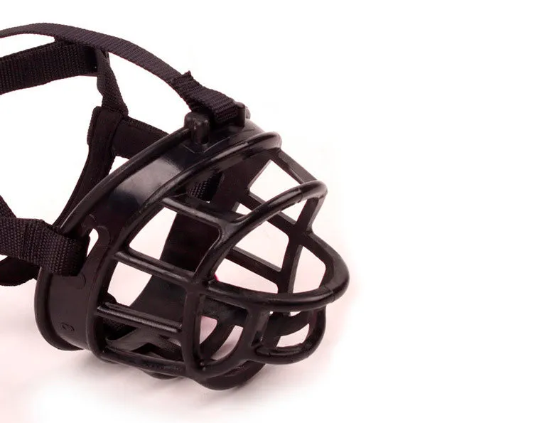 Adjustable Dog Soft Plastic Muzzle-XS