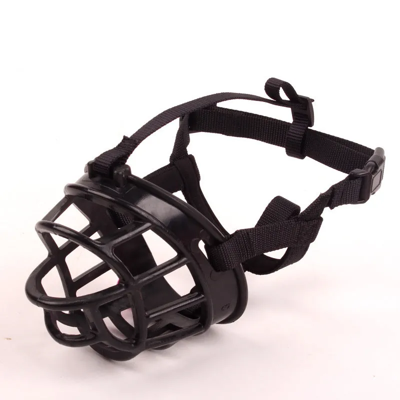 Adjustable Dog Soft Plastic Muzzle-XS