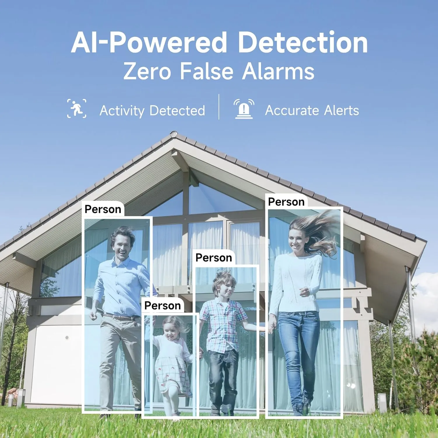ARENTI 5MP PoE IP Camera Outdoor, Bullet Surveillance Cameras for Home Security with Human/Vehicle Detection, Full Color Night Vision, Two Way Talk, App Control