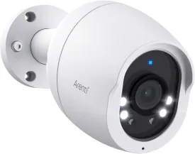 ARENTI 8MP PoE IP Camera Outdoor, 4K Bullet Surveillance Cameras for Home Security with Human/Vehicle Detection, Full Color Night Vision, Two Way Talk, App Control (White)