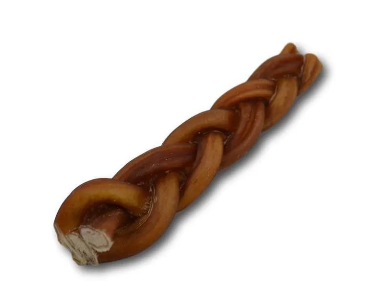 Bully Stick 6" Braided Dog Treat