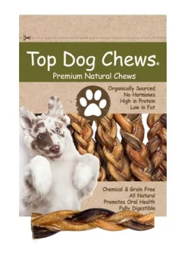 Bully Stick 6" Braided Dog Treat
