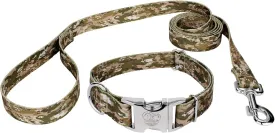 Country Brook Petz - Desert Viper Camo Premium Dog Collar & Leash - Military and Camo Collection Featuring Rugged Designs (1 Inch, Large)