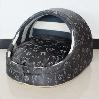 Cute Washable Slipper Shape Dog Bed with Cushion for Small/Medium Dogs as Yorkies, Chihuahua, Shih Tzu, Cats and Medium Pets