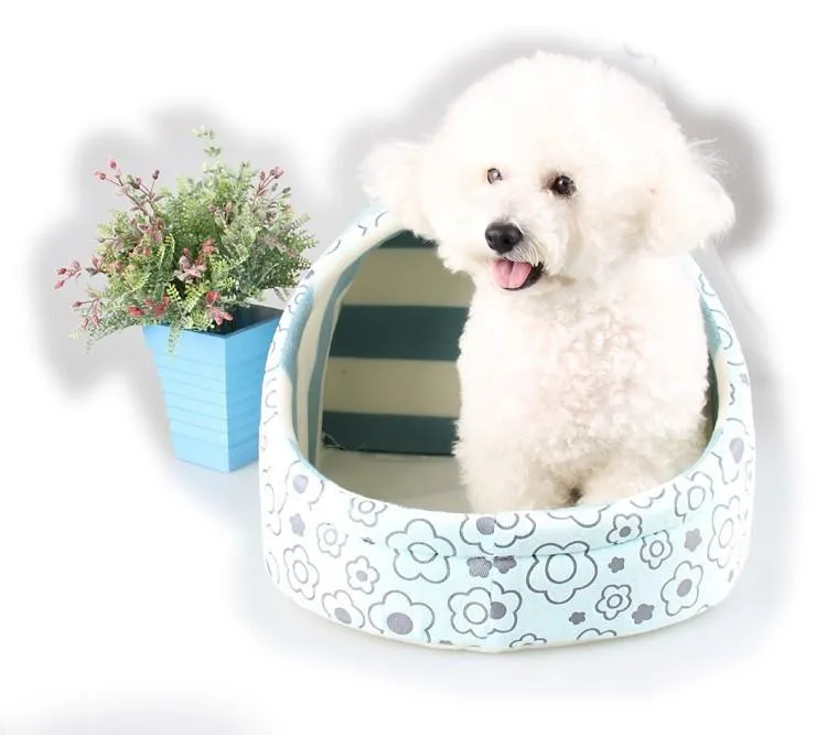 Cute Washable Slipper Shape Dog Bed with Cushion for Small/Medium Dogs as Yorkies, Chihuahua, Shih Tzu, Cats and Medium Pets