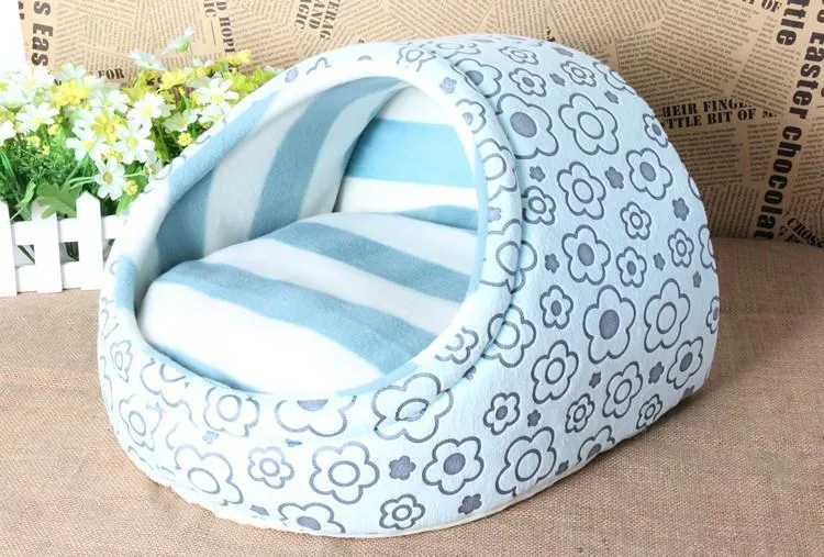 Cute Washable Slipper Shape Dog Bed with Cushion for Small/Medium Dogs as Yorkies, Chihuahua, Shih Tzu, Cats and Medium Pets
