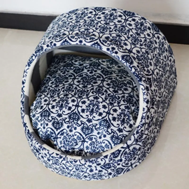 Cute Washable Slipper Shape Dog Bed with Cushion for Small/Medium Dogs as Yorkies, Chihuahua, Shih Tzu, Cats and Medium Pets