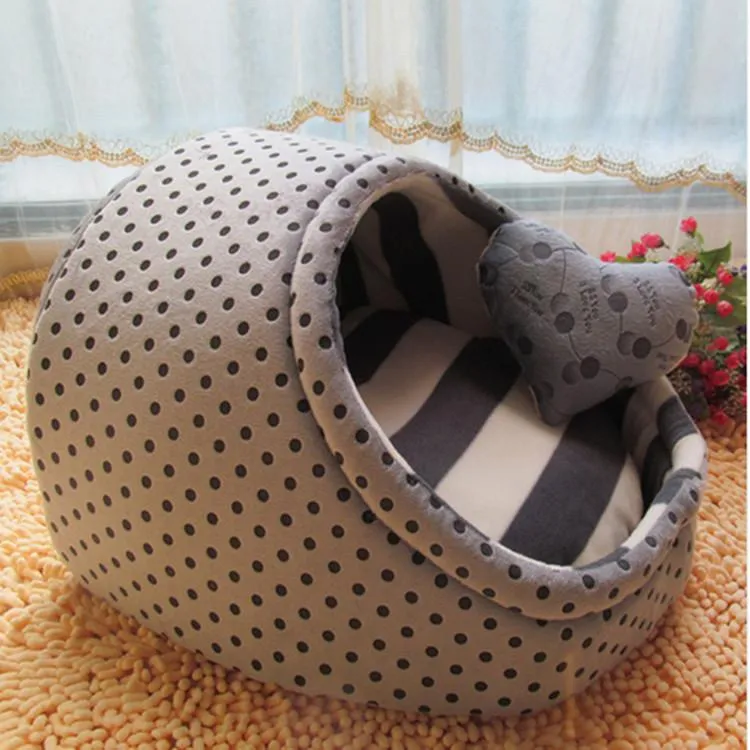 Cute Washable Slipper Shape Dog Bed with Cushion for Small/Medium Dogs as Yorkies, Chihuahua, Shih Tzu, Cats and Medium Pets