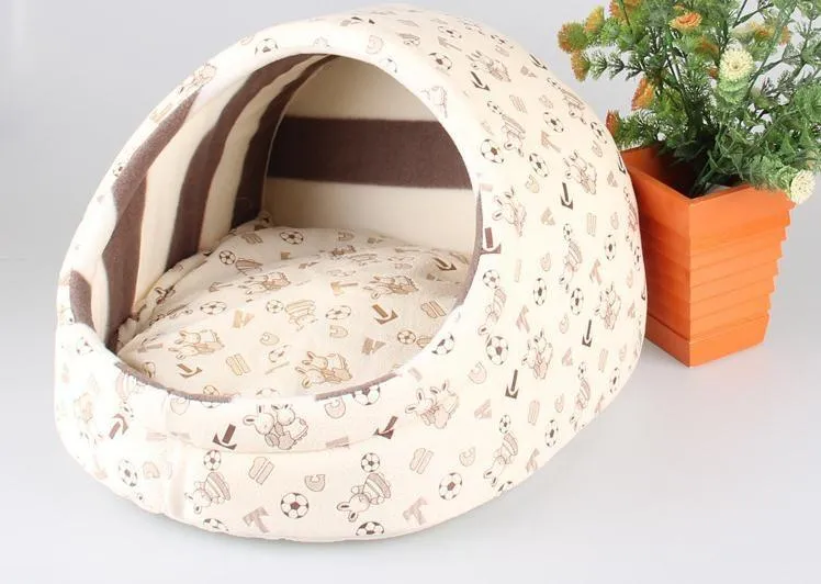 Cute Washable Slipper Shape Dog Bed with Cushion for Small/Medium Dogs as Yorkies, Chihuahua, Shih Tzu, Cats and Medium Pets