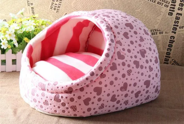 Cute Washable Slipper Shape Dog Bed with Cushion for Small/Medium Dogs as Yorkies, Chihuahua, Shih Tzu, Cats and Medium Pets