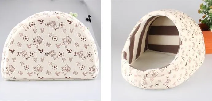 Cute Washable Slipper Shape Dog Bed with Cushion for Small/Medium Dogs as Yorkies, Chihuahua, Shih Tzu, Cats and Medium Pets