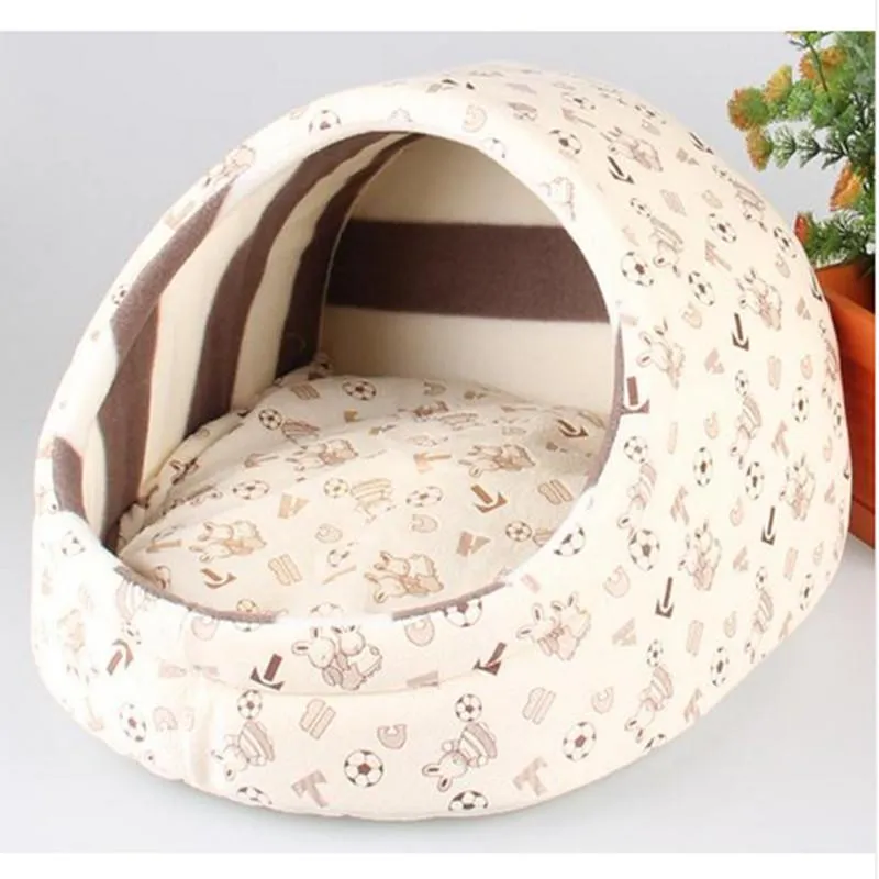 Cute Washable Slipper Shape Dog Bed with Cushion for Small/Medium Dogs as Yorkies, Chihuahua, Shih Tzu, Cats and Medium Pets