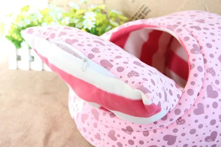 Cute Washable Slipper Shape Dog Bed with Cushion for Small/Medium Dogs as Yorkies, Chihuahua, Shih Tzu, Cats and Medium Pets