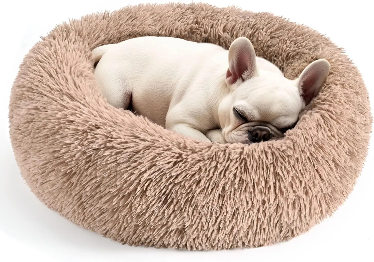 Dog Beds Large Sized Dog and Cats, 32in Pet Beds for Large Pet, Washable Indestructible Extra Large (Camel)