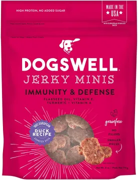 Dogswell Immunity & Defense Duck Mini Jerky Dog Treats