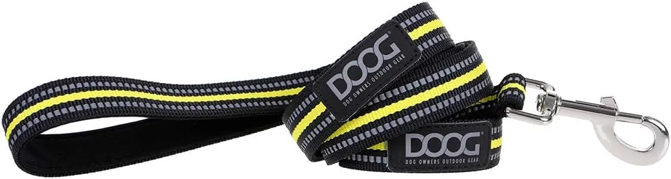 DOOG - Neoprene Dog Leash BOLT (Neon), Small