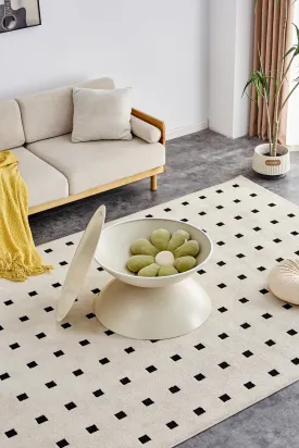 Elegant Milk White Round Coffee Table with Movable Top and Integrated Cat Bed, Stylish Modern Design for Living Room