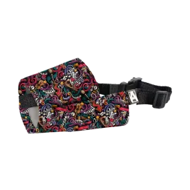 Extra Small Music Patterned Muzzle for Dogs by Artero