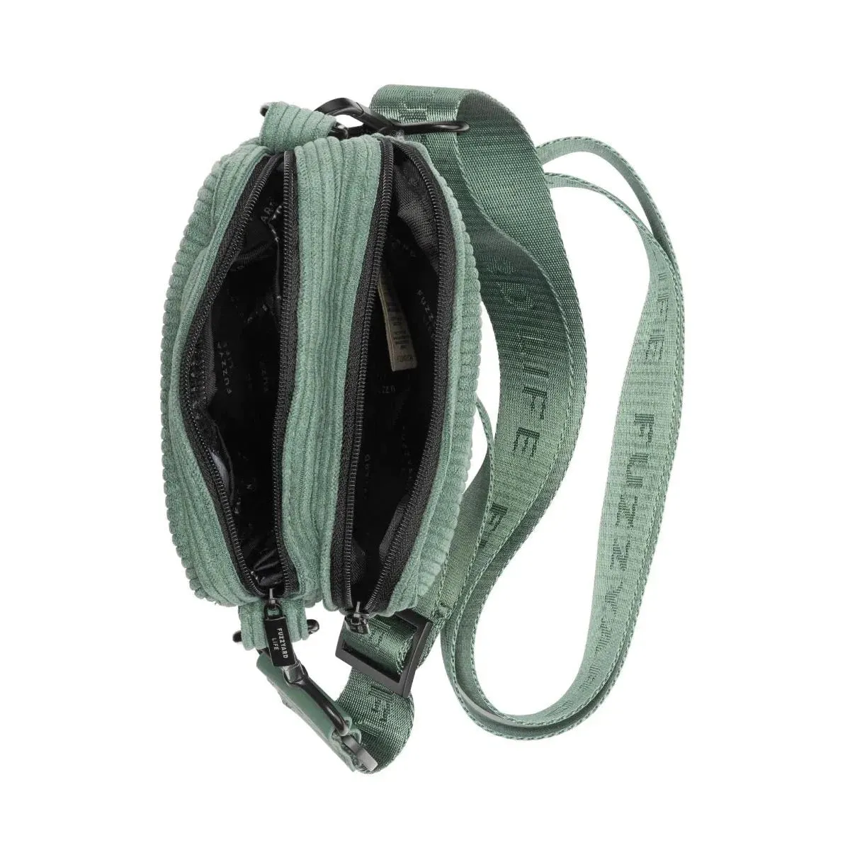 FuzzYard Life Corduroy Cross Body Bag Myrtle Green