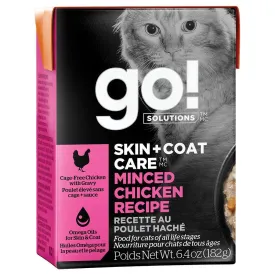 go! Skin & Coat Mince Chicken Cat Food - 182 g