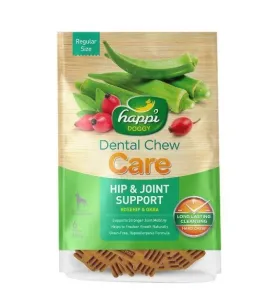 Happi Skippi (Happi Doggy) CARE Dental Dog Chews (Hip & Joint Support)