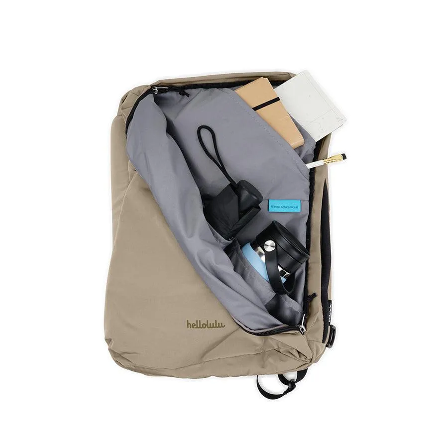 HELLOLULU Kell 3 Way Briefpack Pastel Khaki