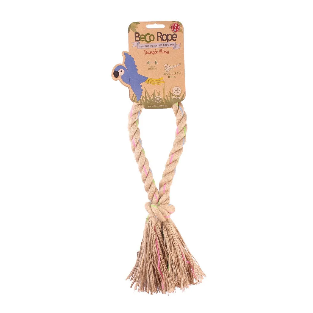 Hemp Rope Jungle Ring Dog Toy