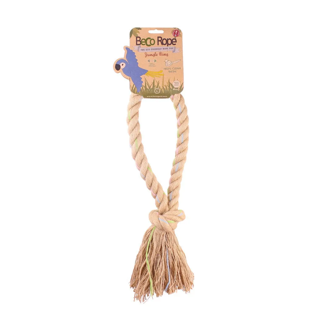 Hemp Rope Jungle Ring Dog Toy