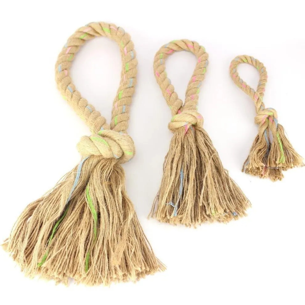Hemp Rope Jungle Ring Dog Toy