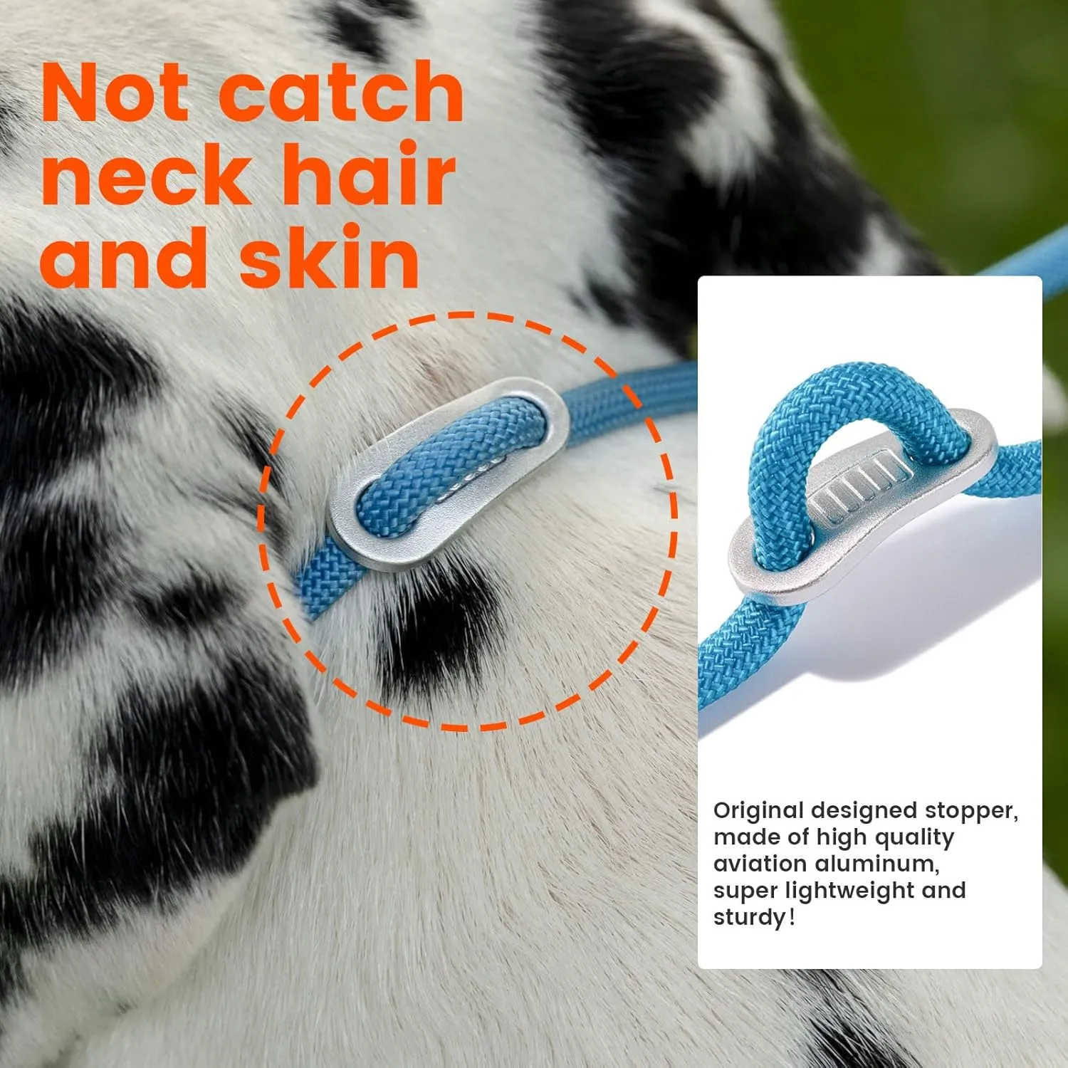 Howgo Double Slip Leash Slip Lead with Two Handles| Dual Dog Slip Lead for 2 Dogs,360 Swivel No Tangle | Dog Training Collar | Double Clip Leash Coupler and Splitter (MintGreen, 6FT)