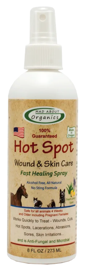 Mad About Organics Hot Spot Healing Wound & Skin Care Spray