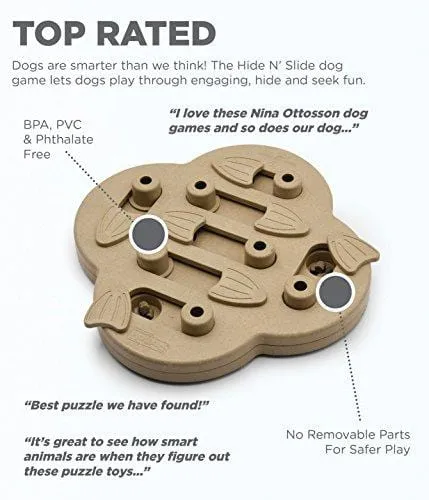 Nina Ottosson Outward Hound Puzzle Toy for Dogs - Stimulating Interactive Dog Game for Dispensing Treats