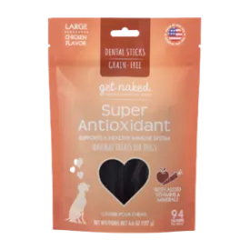 NPIC Get Naked Super Antioxidant Dental Chew Sticks Dog Treats