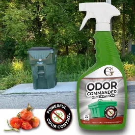 Odor Commander, Odor Control Spray Bottle, 22 Ounce, Lemongrass Scent -Proudly Made in Canada