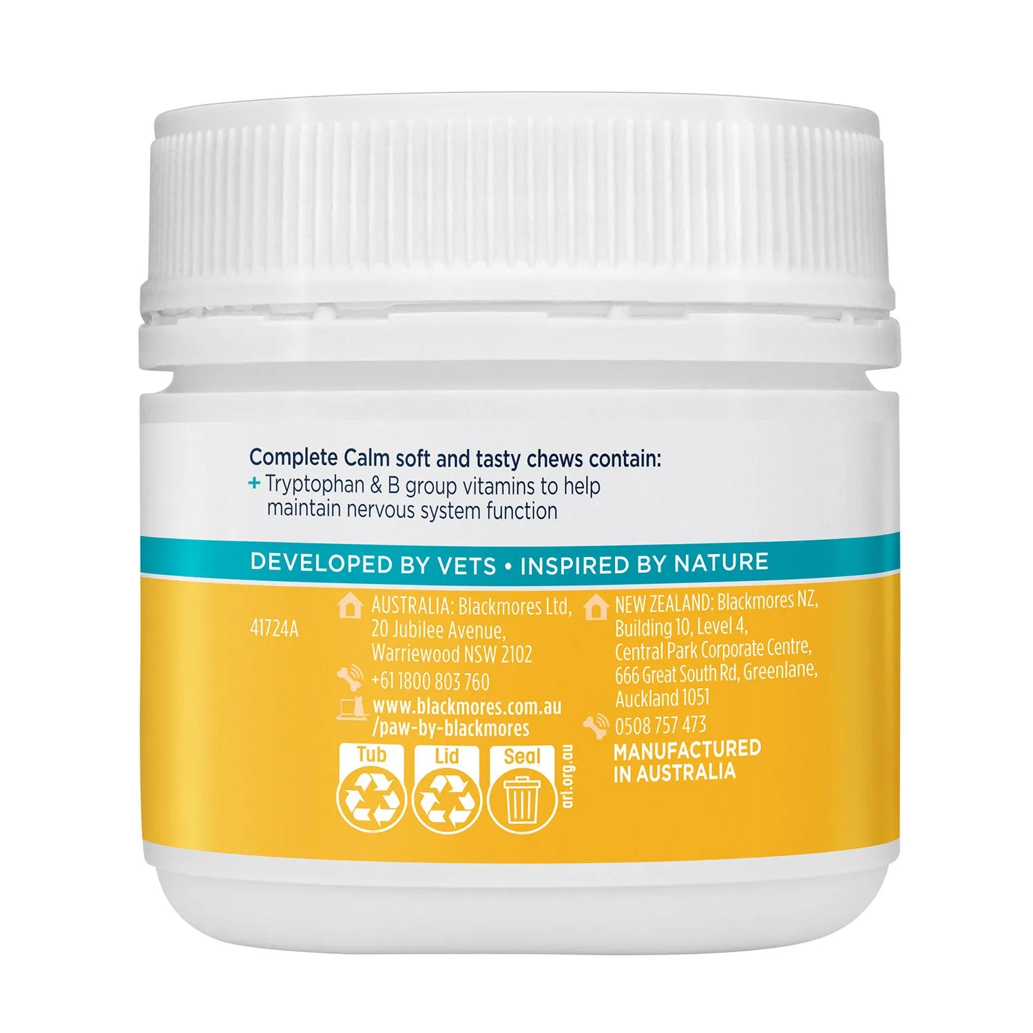 PAW Complete Calm Multivitamin Small Dog Chews 75g 30pk