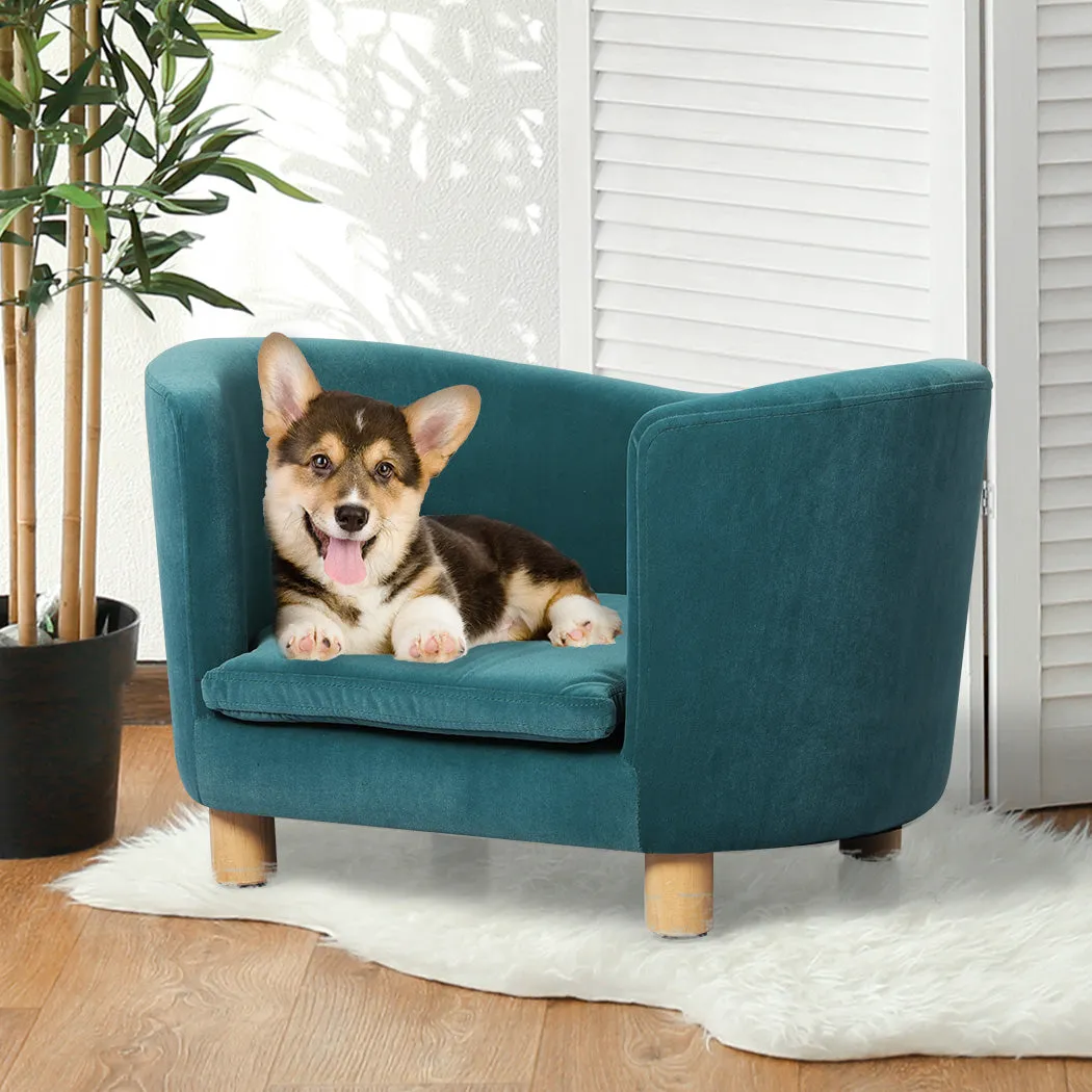 Pet Sofa Bed Dog Warm Soft Lounge Couch with Soft Removable Cushion Chair Seat