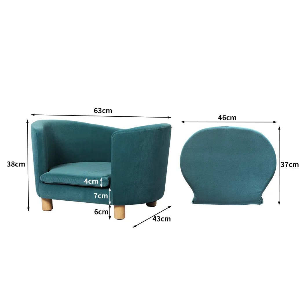 Pet Sofa Bed Dog Warm Soft Lounge Couch with Soft Removable Cushion Chair Seat