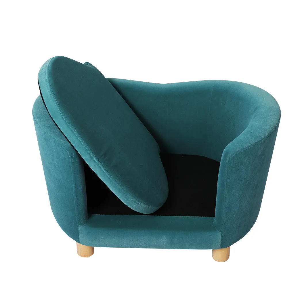 Pet Sofa Bed Dog Warm Soft Lounge Couch with Soft Removable Cushion Chair Seat