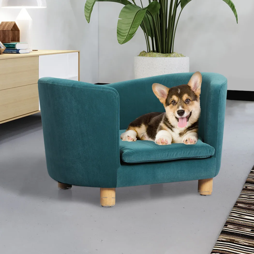Pet Sofa Bed Dog Warm Soft Lounge Couch with Soft Removable Cushion Chair Seat