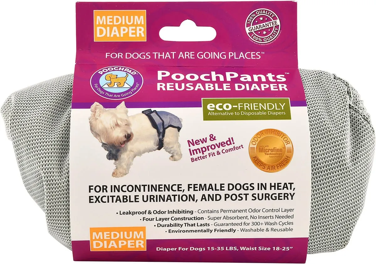 PoochPants Reusable Dog Diapers