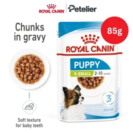 Royal Canin X-Small Puppy 85g Pouch Wet Dog Food - Size Health Nutrition