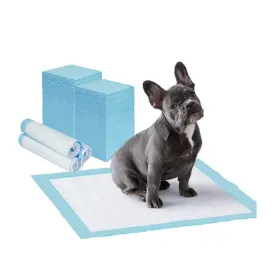 (Set of 40) 60x60cm Absorbent Puppy Hygiene Mat Pet Mat - Blue