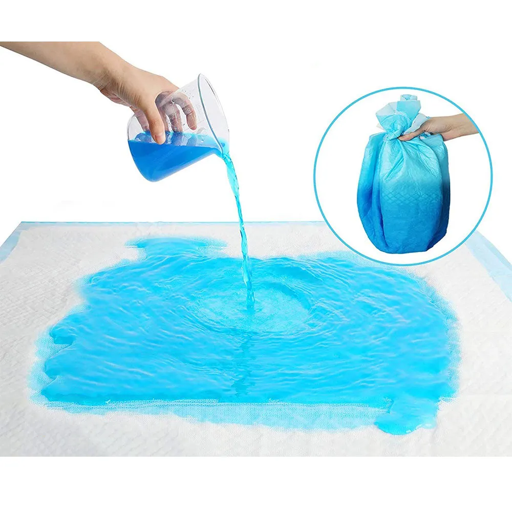 (Set of 40) 60x60cm Absorbent Puppy Hygiene Mat Pet Mat - Blue