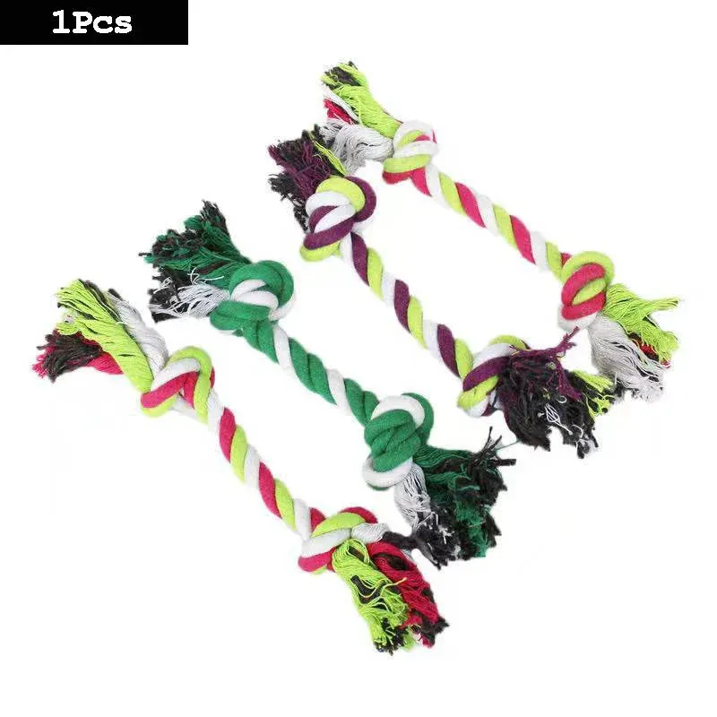 Set of Durable Rope Toys for Dogs – Chew and Tug Play (Carrot & Knotted Designs)