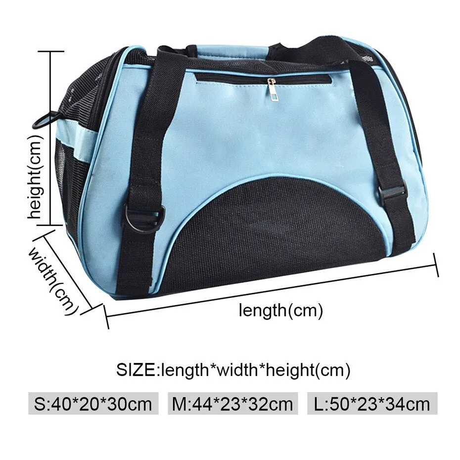 Sidiou Group Soft Sided Carriers Pet Bag Box Dog Cat Slings Carriers Travel Accessories Breathable