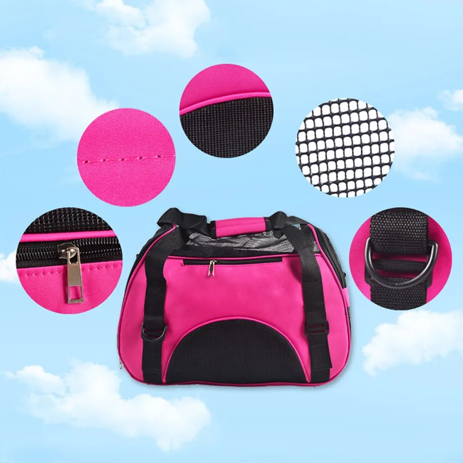 Sidiou Group Soft Sided Carriers Pet Bag Box Dog Cat Slings Carriers Travel Accessories Breathable